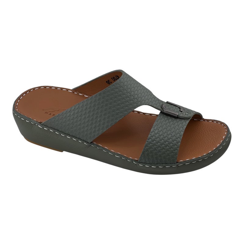 AET A E T Handmade Arabic Sandals For Men | Outdoor Mens Slippers | Genuine PU Leather With Buckle - Image 1