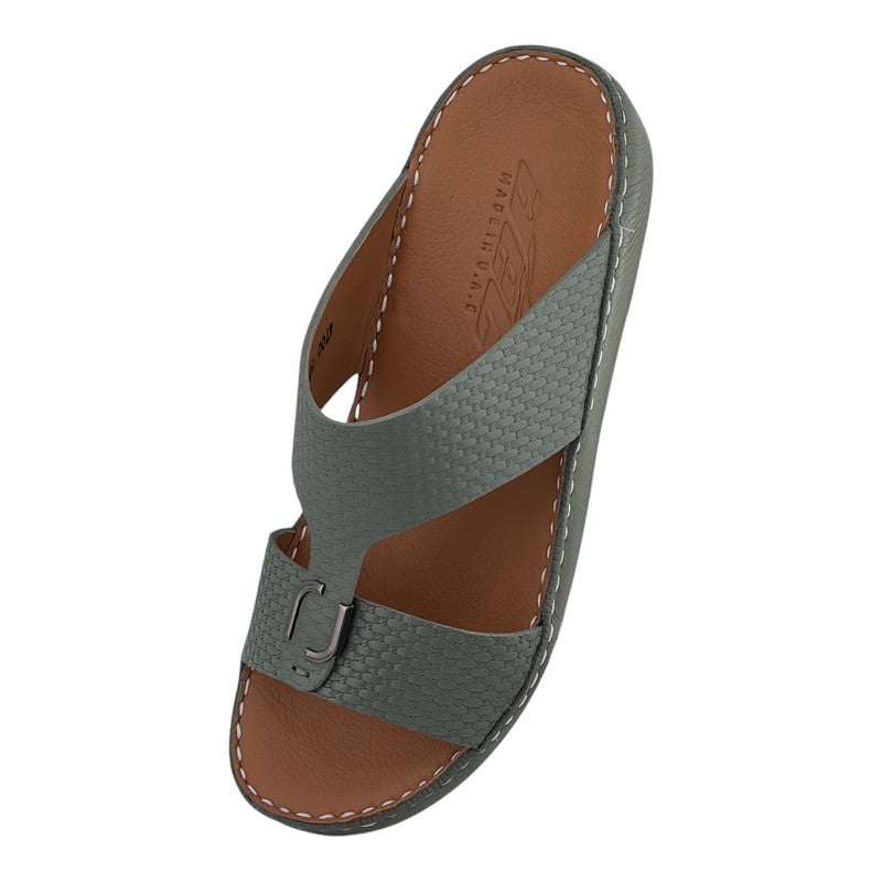 AET A E T Handmade Arabic Sandals For Men | Outdoor Mens Slippers | Genuine PU Leather With Buckle - Image 3