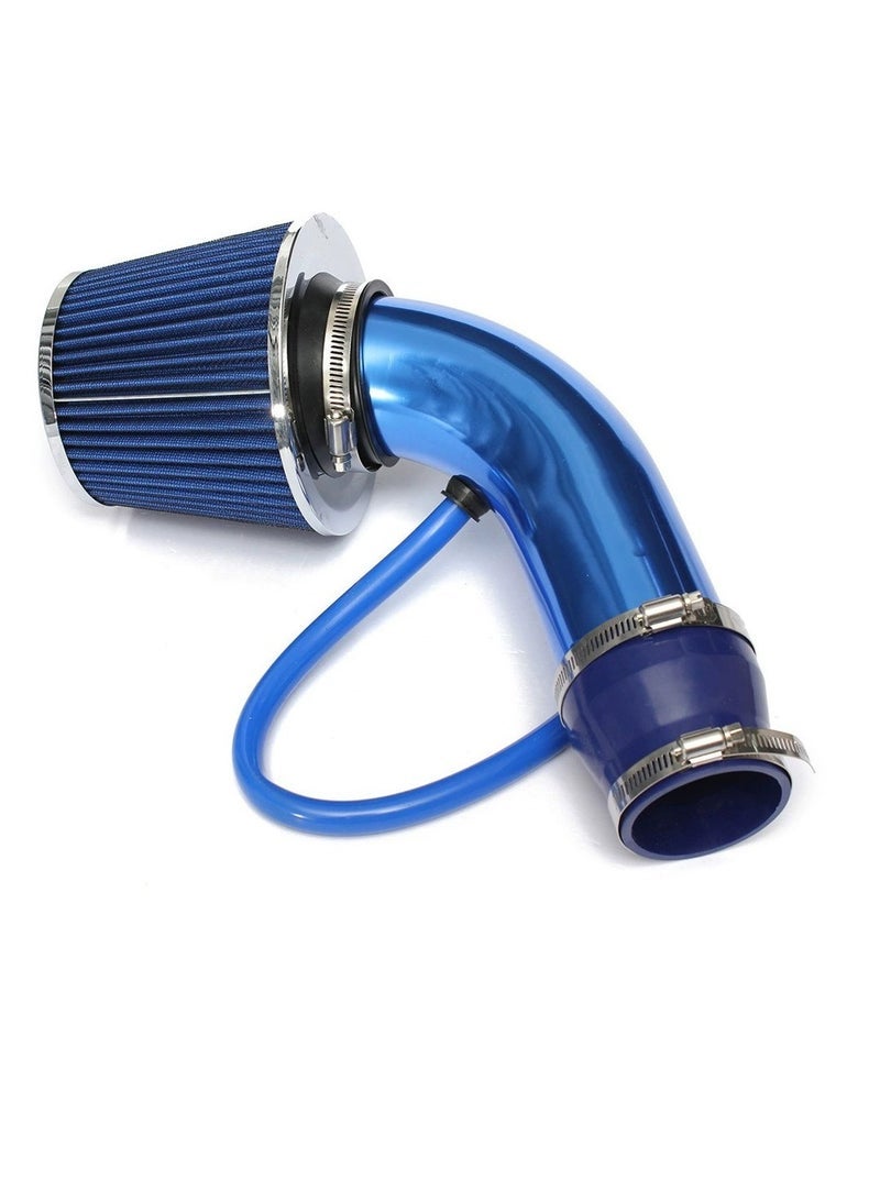 3Inch automotive aluminum alloy intake pipe modification kit 76mm air filter universal filter element mushroom head - Image 1
