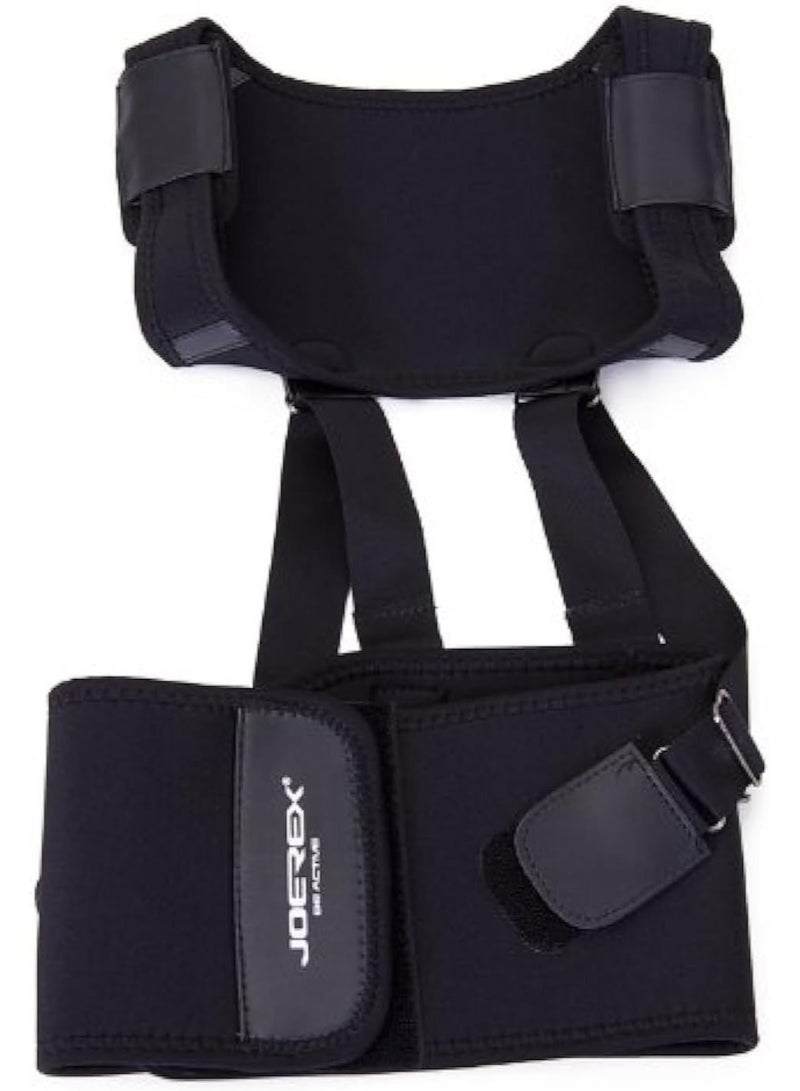 جوريكس حزام مشد الظهر والاكتاف من جوريكس je091 blk أسود - Image 1