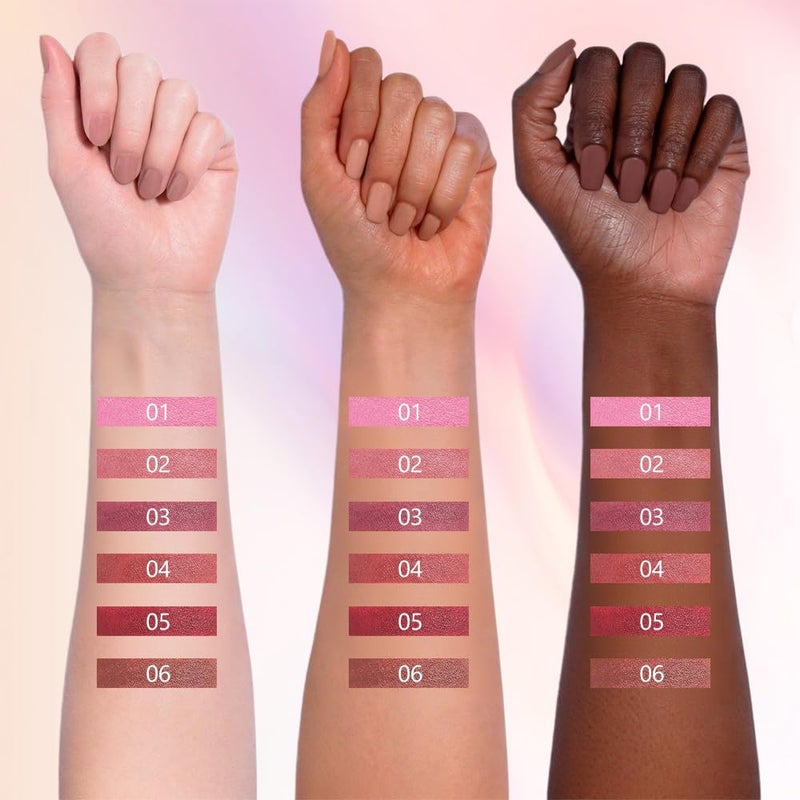 evpct Mauve Nude Pink Matte Creamy Lipstick for Women, Long Lasting Waterproof Velvet Lipstick, Lip Stick Crayon Buildable Blendable Creamy Color, Longwear Lip Makeup Cruelty-free 24 hours original 02 - Image 5