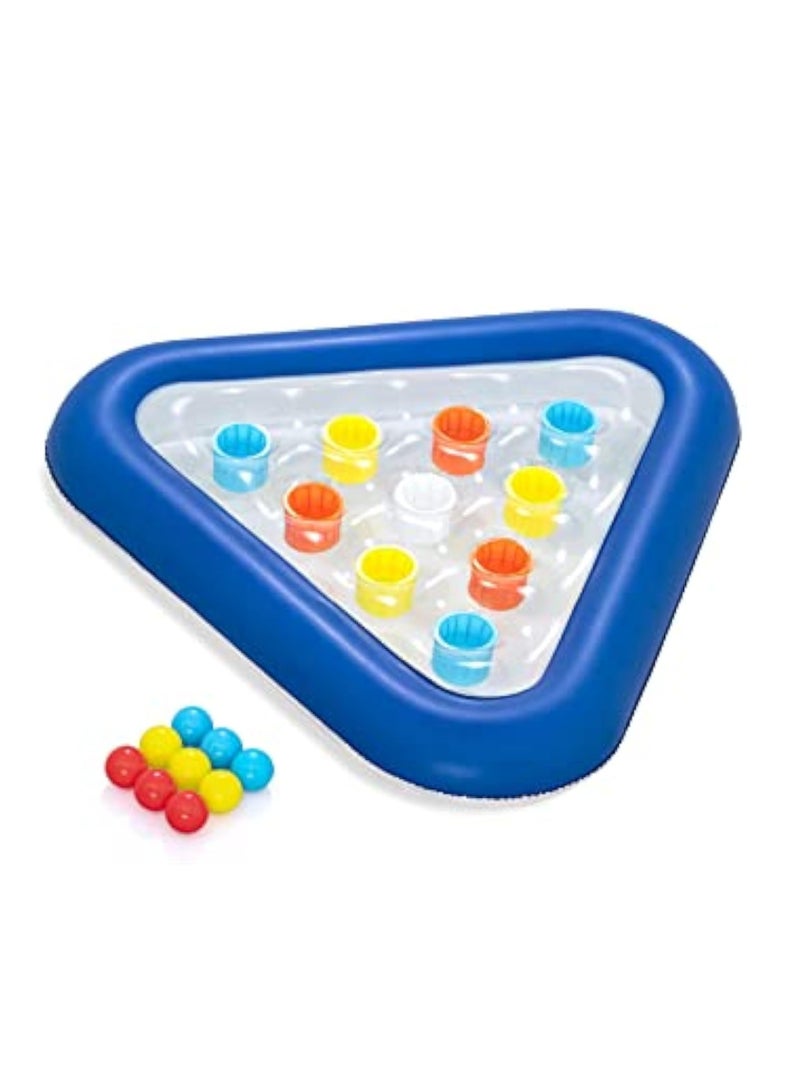 KASTWAVE Inflatable Pool Ball Game, Inflatable Water Play, Family Swimming Pool Game, Water Pong Ball Game, Kids and Adults, Blue, 105 x 97 cm - Image 1