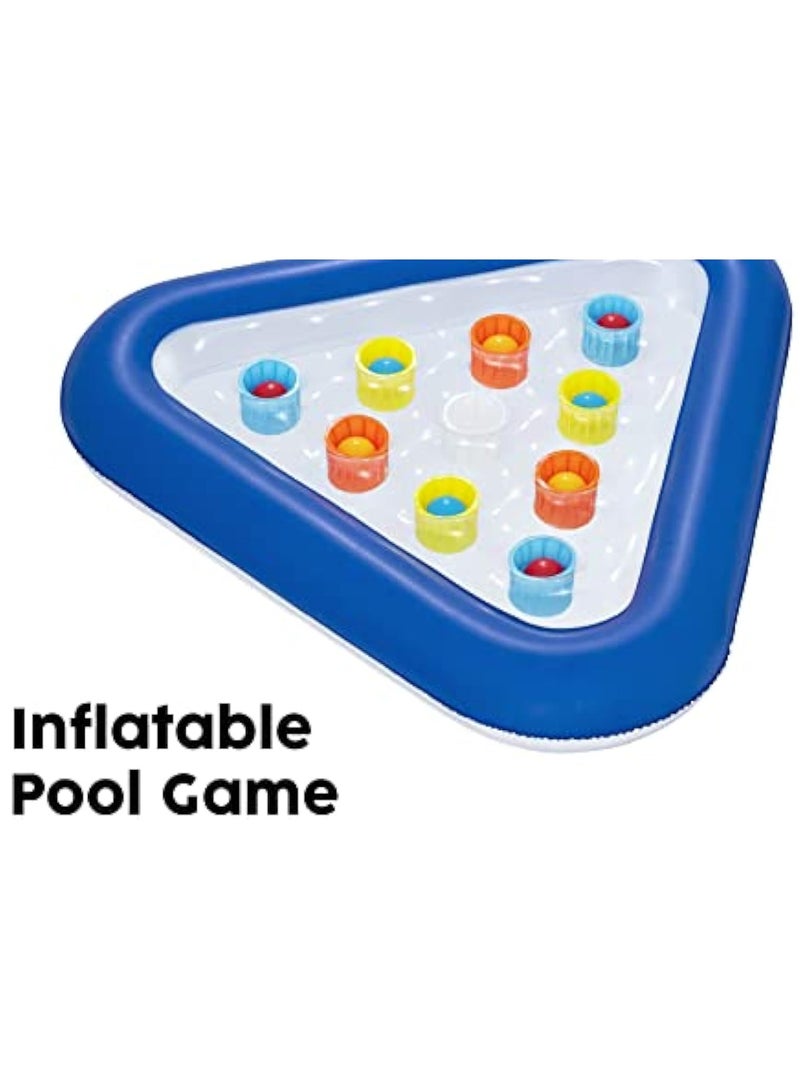 KASTWAVE Inflatable Pool Ball Game, Inflatable Water Play, Family Swimming Pool Game, Water Pong Ball Game, Kids and Adults, Blue, 105 x 97 cm - Image 5
