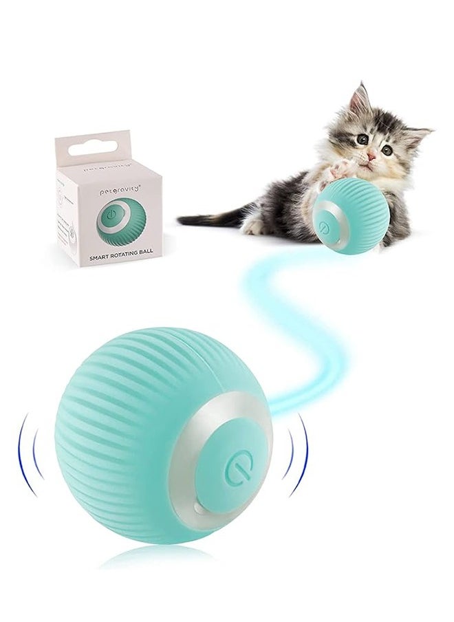 Generic Interactive Cat Ball Toy, Intelligent Indoor Automatic Moving Ball Puzzle Dispel Boredom USB Charging Pet Toy  - Image 1