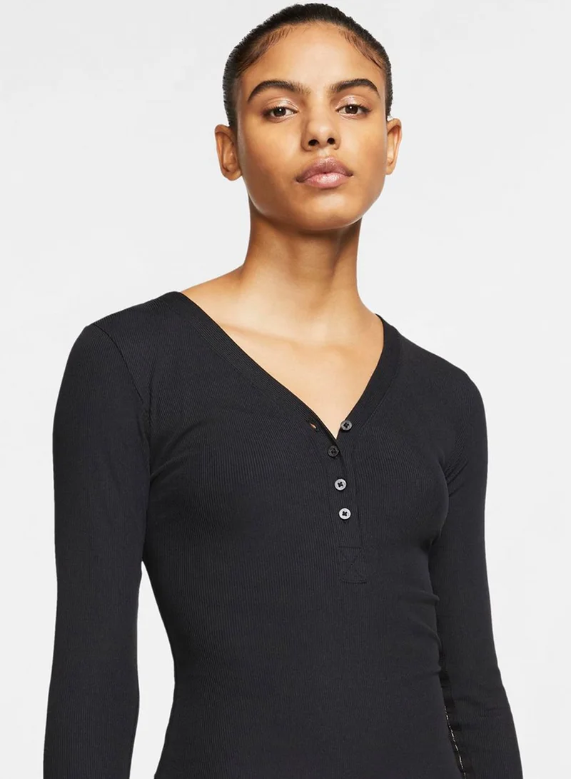 Nike Yoga Luxe Henley Bodysuit