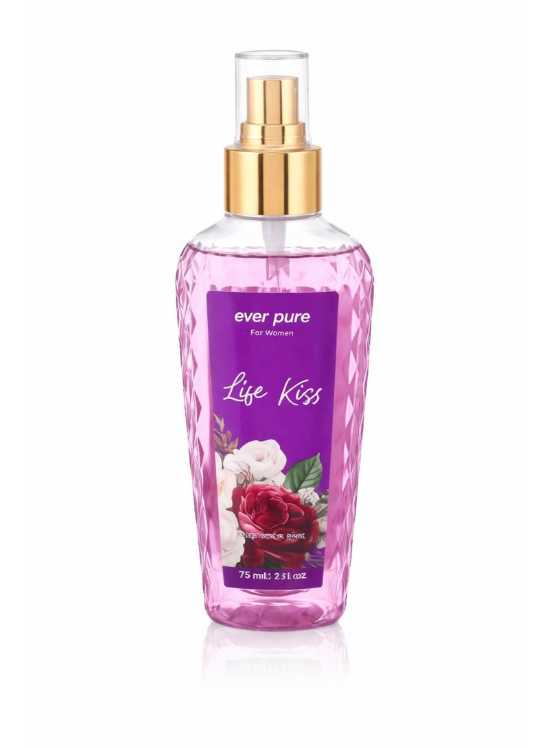 ever pure Fragrance Life Kiss Mist for Women 75ml - Image 1