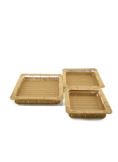 A Set of square Artificial Wicker Serving Trays, 3 Pieces - pzsku/Z042938C96980FBE5C209Z/45/_/1708438710/911078a7-9270-4dbd-a618-11fb131efea5