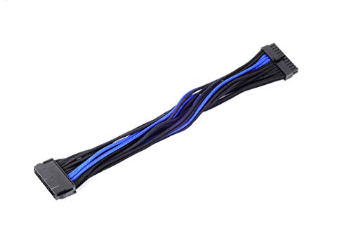 Silverstone Sleeved Extension Power Supply Cable with 1 x Motherboard 24 Pin Connector (PP07-MBBA) - Image 3