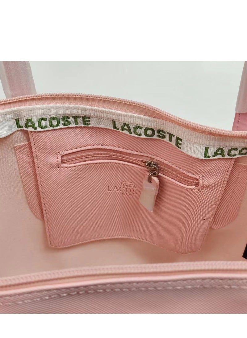 LACOSTE - Lacoste handbag medium size light pink - Image 1