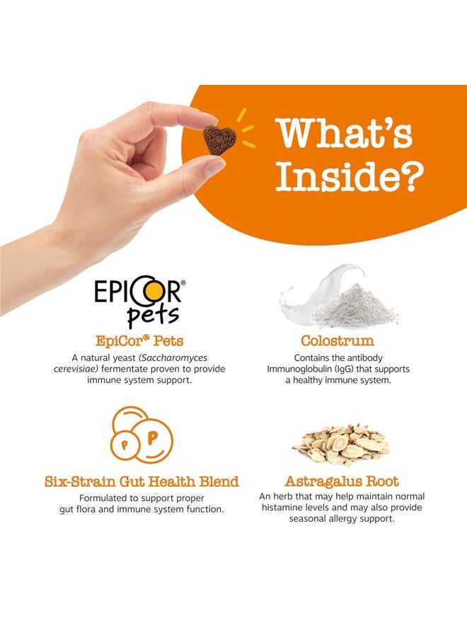 Zesty Paws Dog Allergy Relief- Dog Itching Skin Relief- Dog Probiotics for Itchy Skin and Itchy Ears- Dog Allergy Paw Relief- Dog Allergy Chews- Dog Itch Relief - Dog Skin Allergy Relief - Lamb - 90ct - Image 3