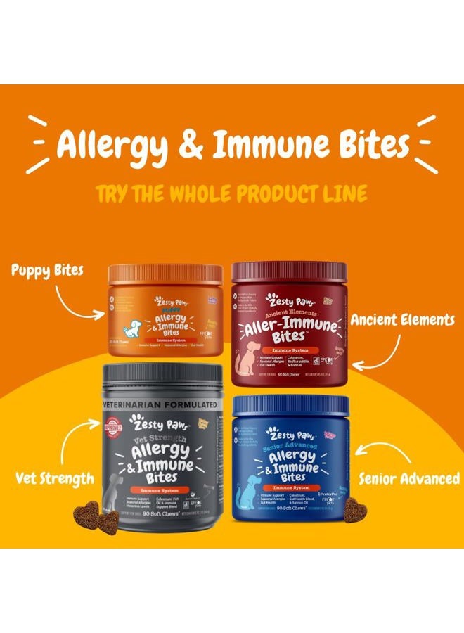 Zesty Paws Dog Allergy Relief- Dog Itching Skin Relief- Dog Probiotics for Itchy Skin and Itchy Ears- Dog Allergy Paw Relief- Dog Allergy Chews- Dog Itch Relief - Dog Skin Allergy Relief - Lamb - 90ct - Image 5