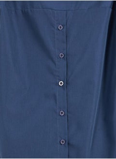 Styli Oversized Spread Collar Longline Shirt  - Image 4