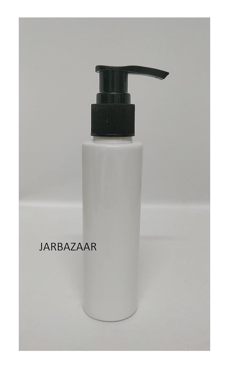 JARBAZAAR JARBAZAAR Pack of 4 pcs 100 Empty Plastic Pump Bottles Portable Small Shampoo Lotion Pump Dispenser Bottle Containers for DIY Liquid Soap Massage OilHandwash Sanitizer Shampoo 100ml 4pcs  - Image 2