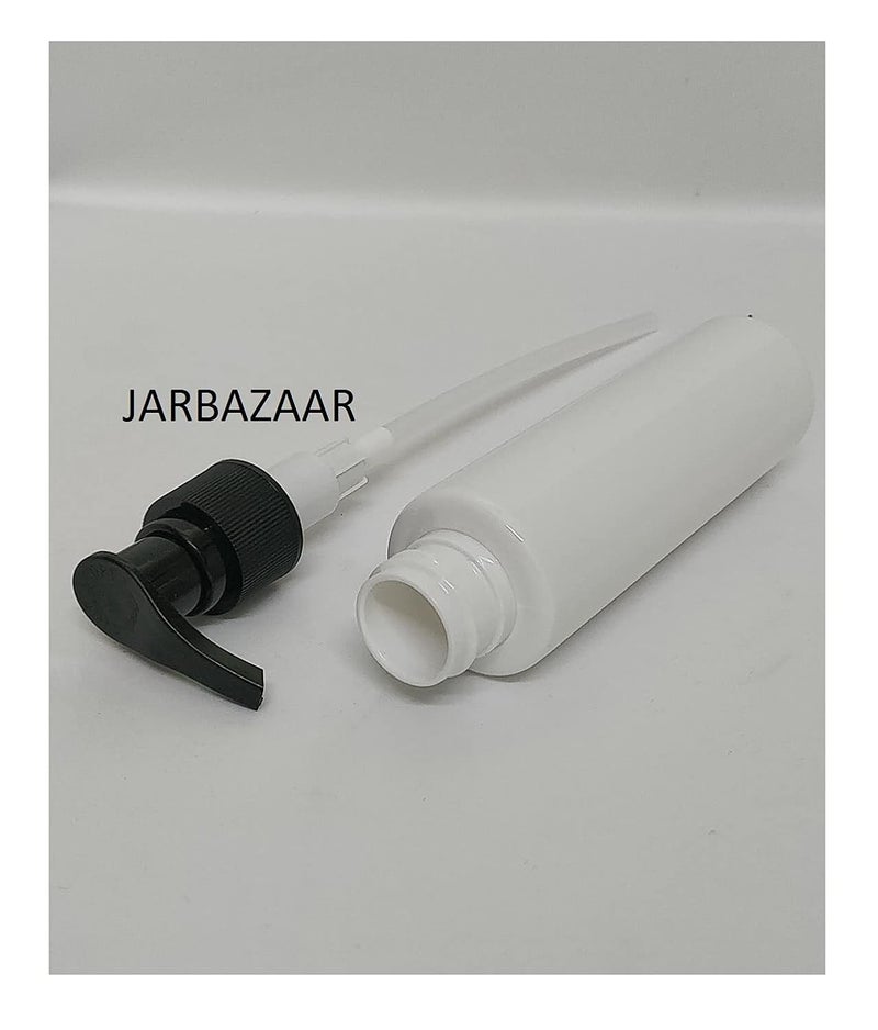 JARBAZAAR JARBAZAAR Pack of 4 pcs 100 Empty Plastic Pump Bottles Portable Small Shampoo Lotion Pump Dispenser Bottle Containers for DIY Liquid Soap Massage OilHandwash Sanitizer Shampoo 100ml 4pcs  - Image 3