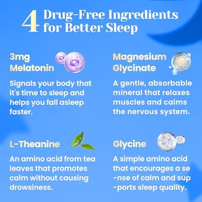 Venture Pal Natural Mushroom Hot Cocoa for Sleep, 3mg Melatonin with Magnesium Glycinate, Reishi & L-Theanine, Sugar Free, 30 Servings - Image 4