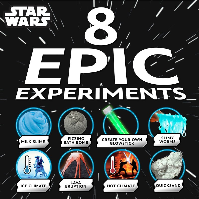 Star Wars Galactic Chemistry Lab  Science Kit For Kids With 8 Easy Experiments And Reactions  Including Diy Lightsaber  Slime & Earth Science  Star Wars Toys  Chemistry Set  Gifts For 6 Year Old Boys - Image 2