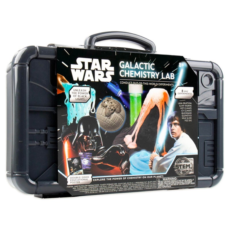 Star Wars Galactic Chemistry Lab  Science Kit For Kids With 8 Easy Experiments And Reactions  Including Diy Lightsaber  Slime & Earth Science  Star Wars Toys  Chemistry Set  Gifts For 6 Year Old Boys - Image 1