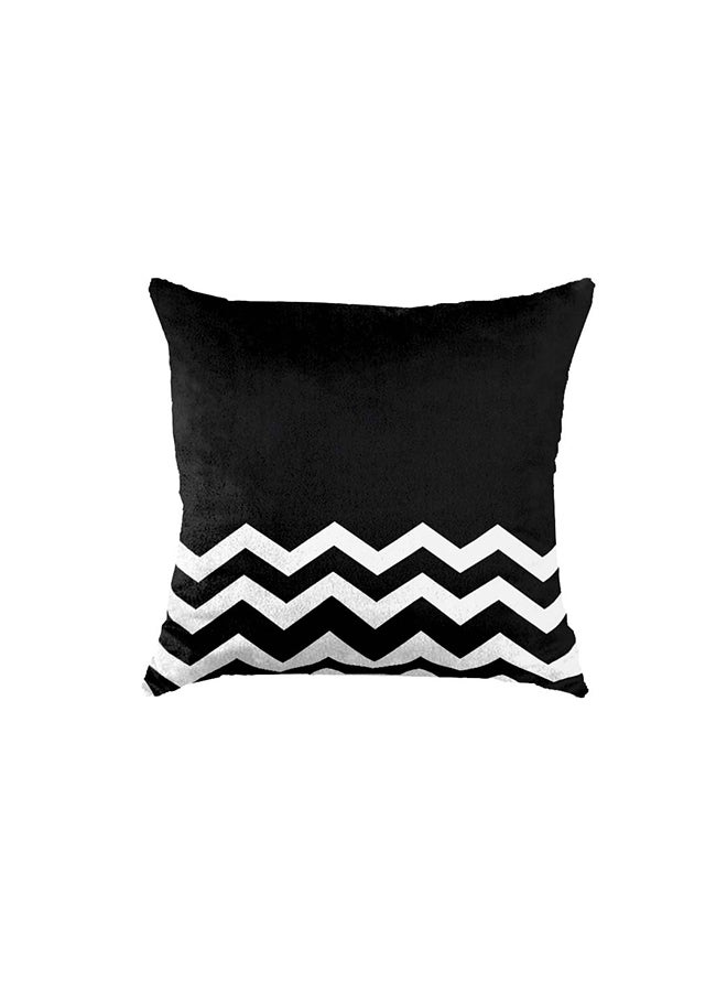 RIZARIES SuperSoft Black & White Chevron with Black