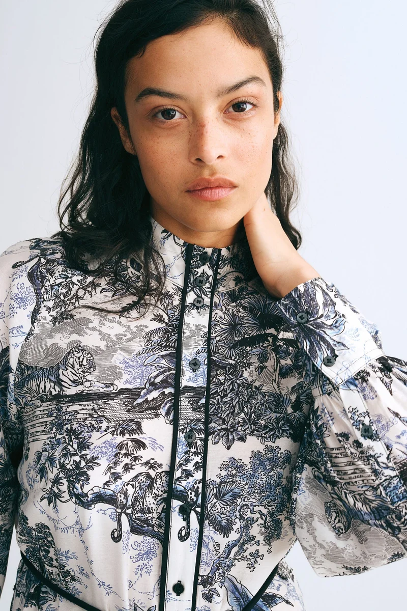 H&M Tie-belt maxi dress