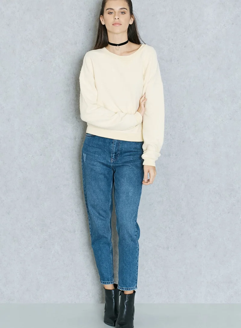 TOPSHOP Straight Mom Jeans