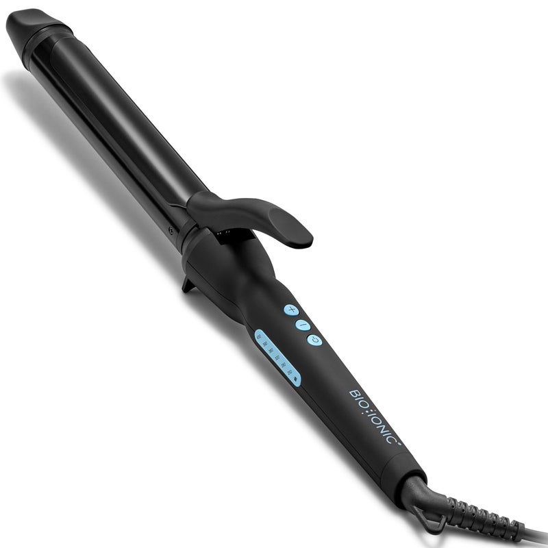 Bio Ionic Long Barrel Styler, 1.25 inch Curling Iron with Moisture Heat Technology & NanoIonic MX, Verstatile Curling Wand with Longer Barrel for Medium Sized Defined Curls - Image 1