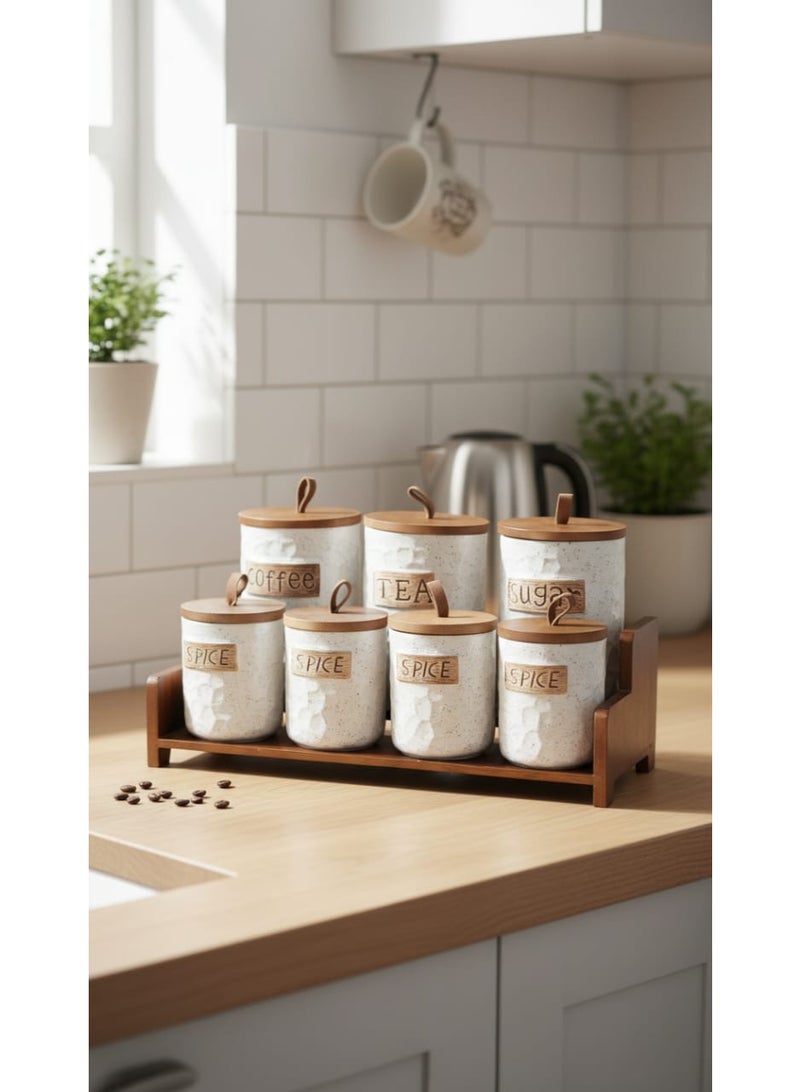 ماركة غير محددة طقم برطمانات علب بهارات وتوابل - Image 1