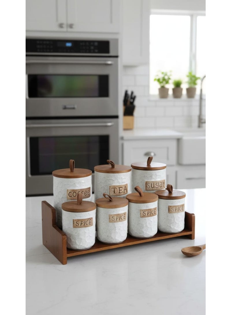 ماركة غير محددة طقم برطمانات علب بهارات وتوابل - Image 4