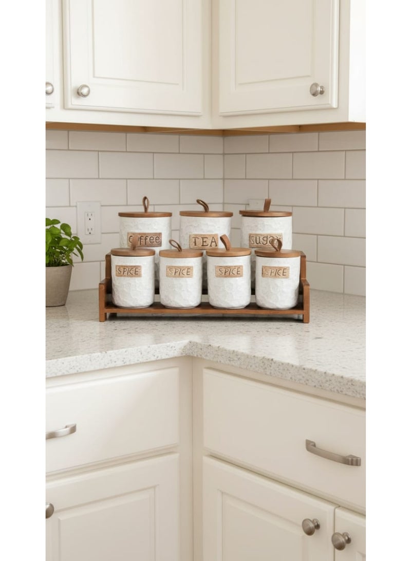 ماركة غير محددة طقم برطمانات علب بهارات وتوابل - Image 5