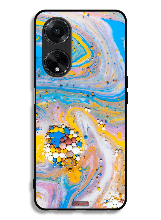 Tolwak Oppo F23 5G Protective Case Cover Gems Colorful Abstraction - Image 1