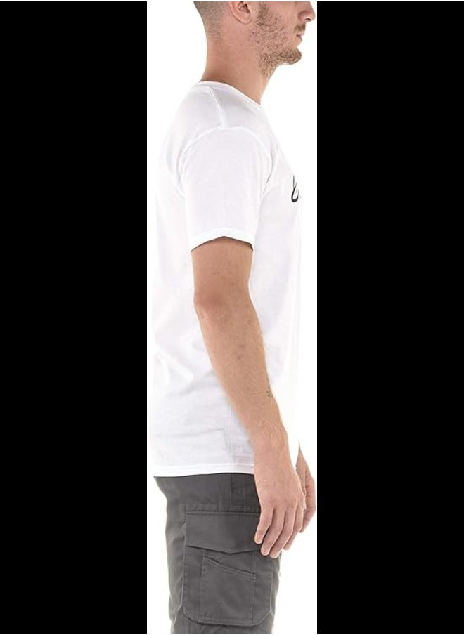 Alpinestars Alpinestars Men's Blaze Crew Neck Short Sleeve T-Shirt, White (White/Black), S  - Image 2