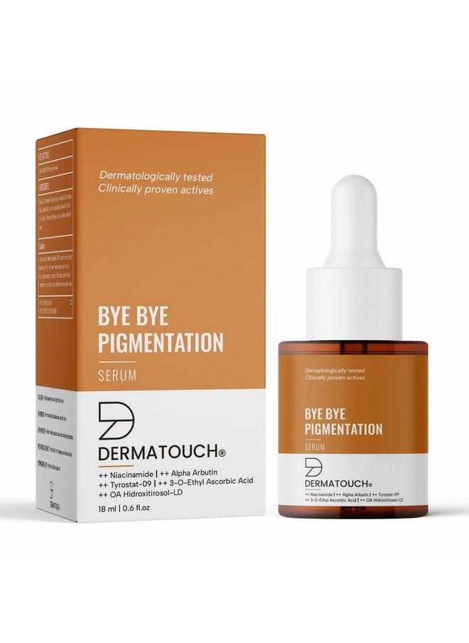 DERMATOUCH Bye Bye Pigmentation Serum | For Pigmentation, Dark Spots, Blemishes | For All Skin Types | For Both Men & Women | 18Ml  - Image 1