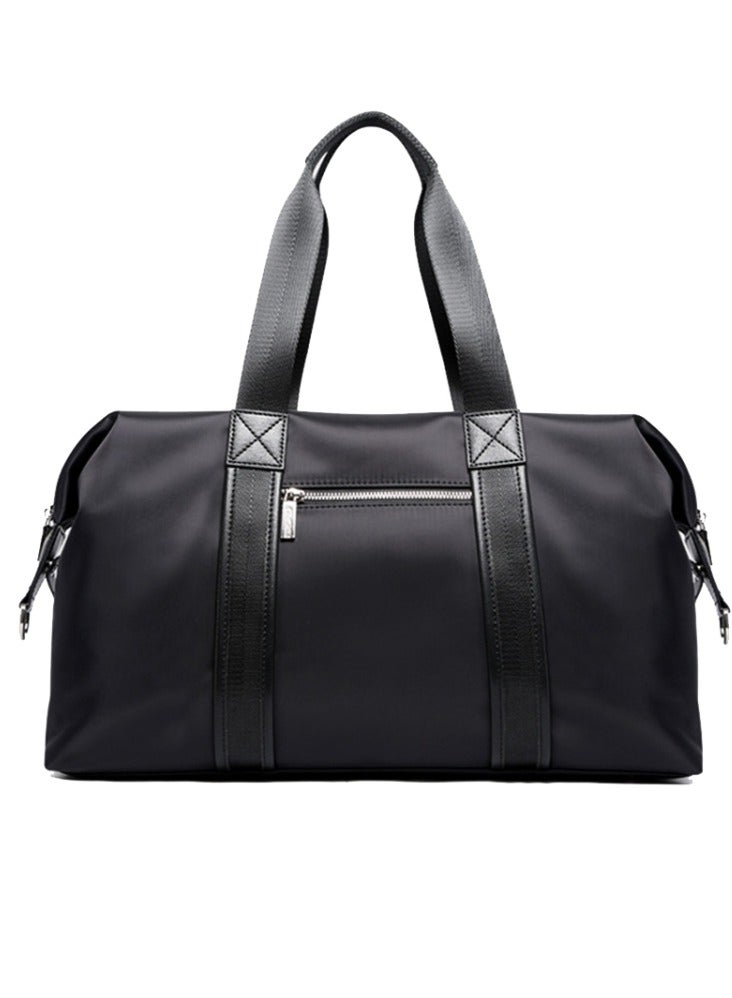 Bopai Waterproof Travel & Gym Bag – Large Capacity Handheld Business Duffel, Expandable Design, Adjustable Shoulder Strap, Durable Nylon & Microfiber, 45cm, Black - Image 1