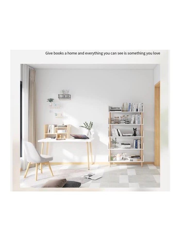 JOMILA Fashion Bookshelf Floor Living Room Wooden Cabinet Children Picture Book Simple Student Bookcase Bedroom Storage Shelf  - Image 3