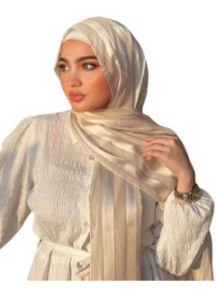 Generic Chiffon hijab in satin for women  - Image 1