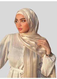 Generic Chiffon hijab in satin for women  - Image 2