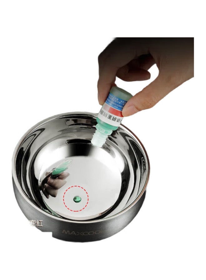 MAX COOK Meichun (Maxcook) 304 Stainless Steel Bowl, Double-Layer Insulated Soup Bowl, 304 Stainless Steel Tableware, 12Cm, Single Piece, Mcwa0651 - Image 2
