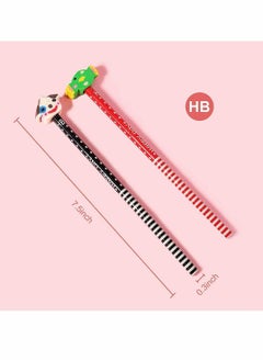 Y&D Erasers, Cap 12 Pack, Animal Eraser Caps, Erasers for Kids, Pencil, Cute Colorful School Supplies Pattern Random  - Image 5