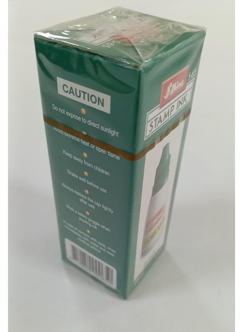 Shiny Stamp Pad Ink 28ml-1Oz Green Color - Image 2