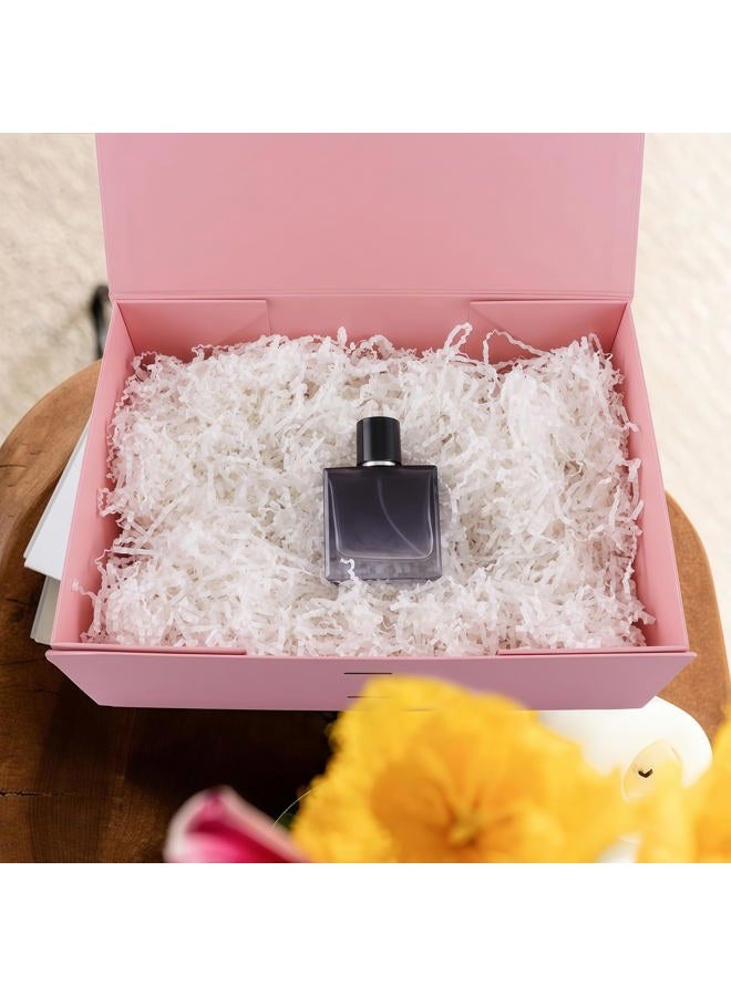 iefoah Pink Gift Box for Presents 10.2×7.5×3.1'' Gift Boxes with Lids Magnetic Closure Groomsman Bridesmaid Proposal Box for Wedding Birthday Valentine Bridal Showers Gift Packaging - Image 5