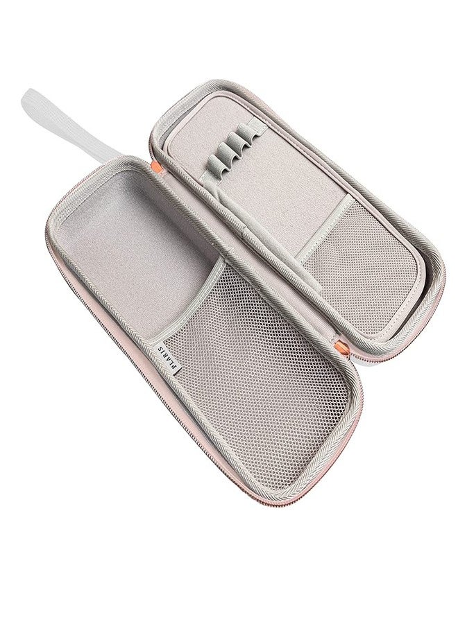 Plaris Stethoscope Case for Nurses Compatible with 3M Littmann/MDF/Other Stethoscopes - Extra Room for Medical Bandage Scissors EMT Trauma Shears and LED Penlight, (A_White Rosegold) - Image 5