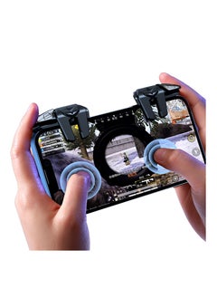 T I G O 2025 Upgrade Version PUBG Mobile Trigger Game Controller, 4 Finger Trigger High Sensitive Aim, Compatible with all Smartphones and Support COD/PUBG/ROS with 1 Pair of Glove  - Image 2
