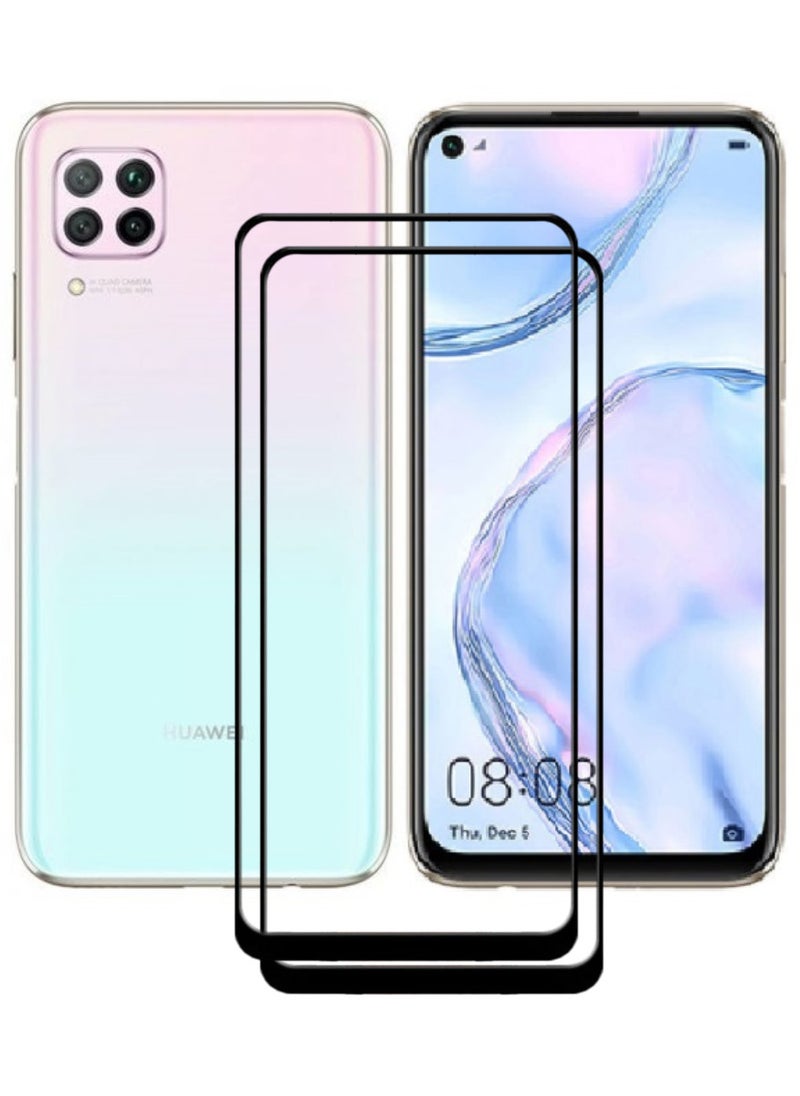 ACLIX 2 Pieces Antistatic ESD Dustproof Premium Quality High Definition Tempered Glass Screen Protector Designed For Huawei nova 7i - Image 1