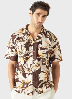 Iconic Printed Regualr Fit Shirt  - Image 1