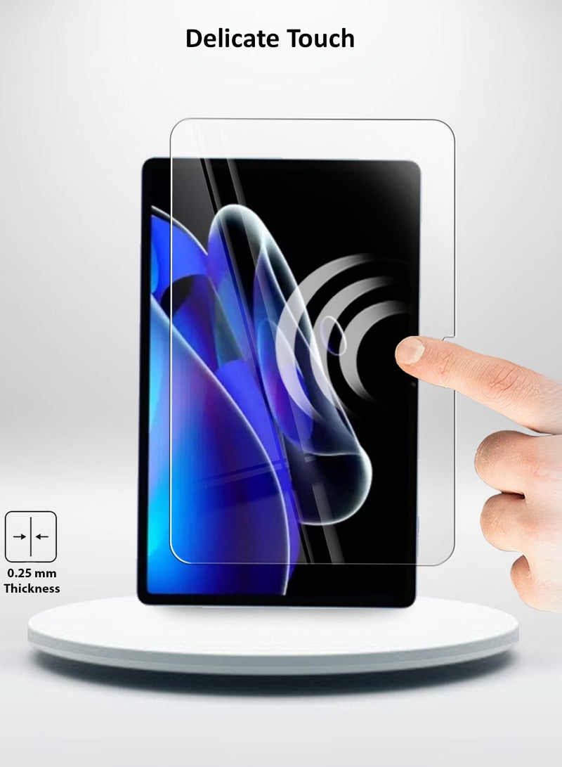 Techie 2 Pack Realme Pad X 10.95 2022 Inch HD Clear Tempered Glass Screen Protector Bubble Free Easy Installation - Image 4