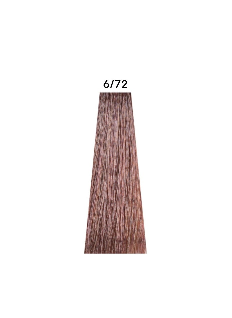 ALTER EGO Alter Ego Technofruit Hair Color 6/72 – Dark Blonde Brown Iris, Professional Permanent Color, 100ml  - Image 2