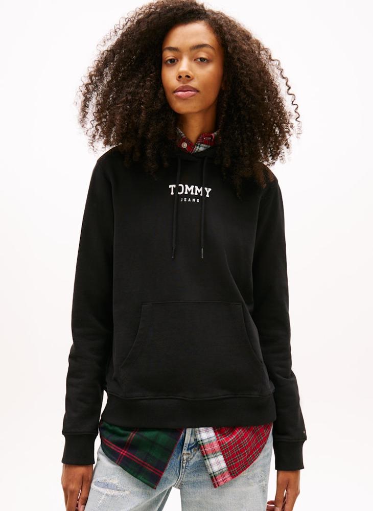 TOMMY JEANS Logo Pullover Hoodie - Image 1