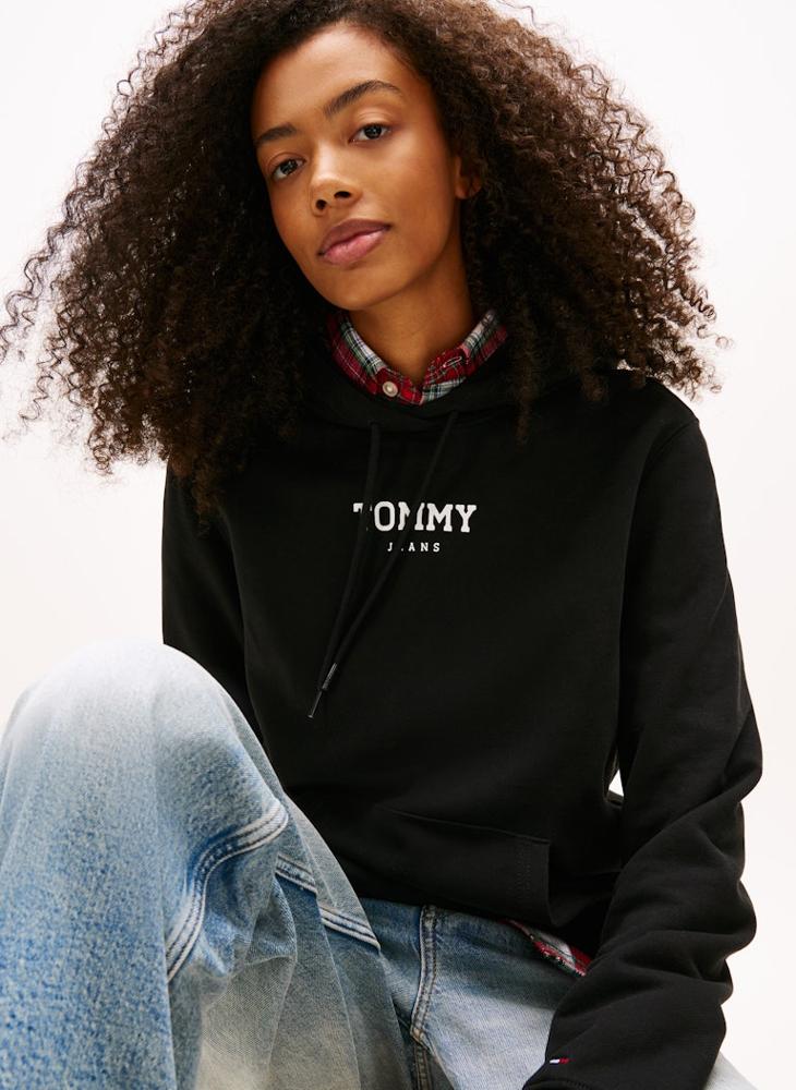 TOMMY JEANS Logo Pullover Hoodie - Image 3