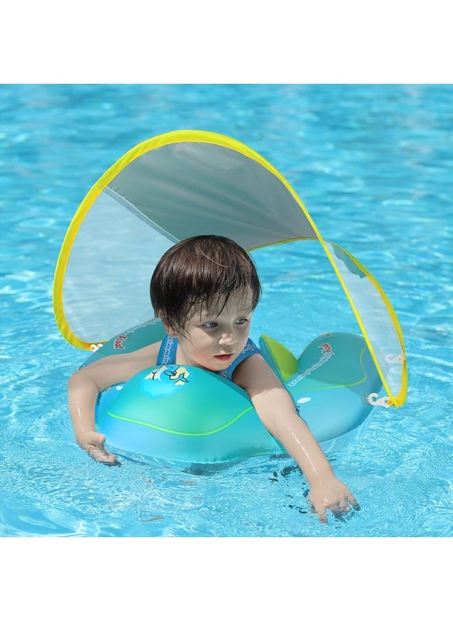 Free Swimming Baby Inflatable Baby Pool Float Ring Size Improved Bumble Bee Toddler Swim Trainer for Age of 3-36 Months (Yellow, Large)  - Image 1