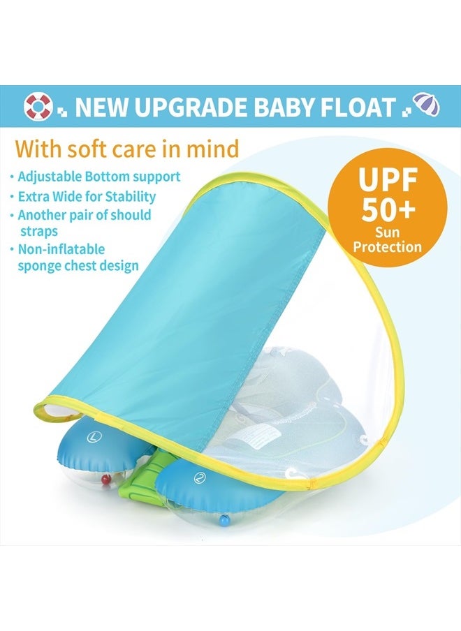 Free Swimming Baby Inflatable Baby Pool Float Ring Size Improved Bumble Bee Toddler Swim Trainer for Age of 3-36 Months (Yellow, Large)  - Image 5