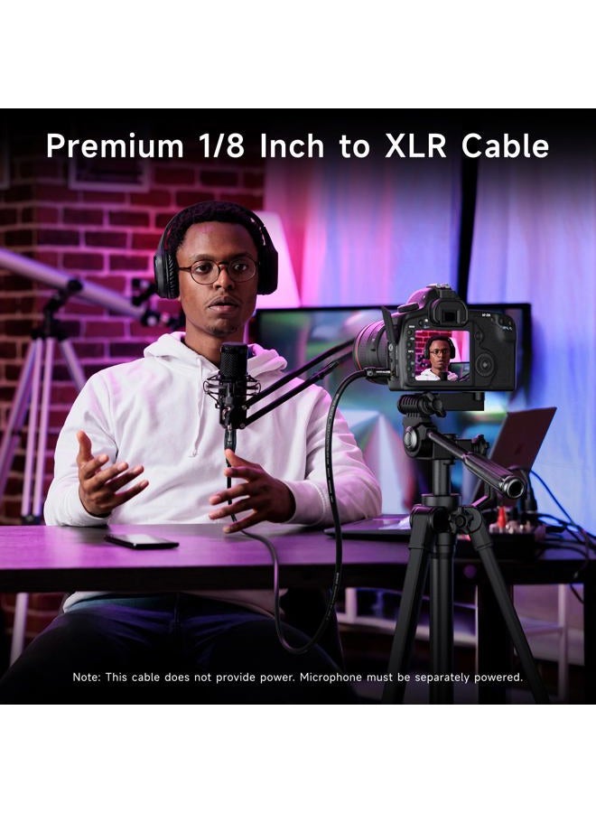 Cable Matters Unbalanced 3.5mm to XLR Cable 10 ft, Male to Female XLR to 1/8 Inch Cable, XLR to 3.5mm Cable, 1/8 to XLR Cable - 10 Feet - Image 3